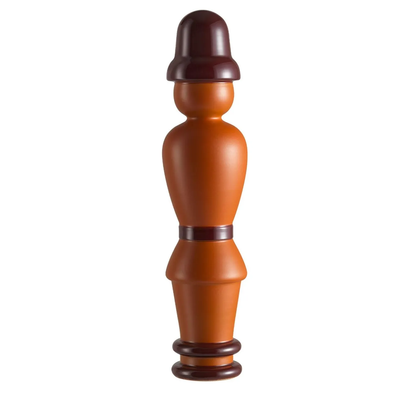 Vaso in Ceramica Arancione Pompiere di Jean-Christophe Clair