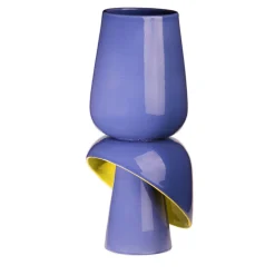 Vaso in Ceramica Azzurro Chiaro Toulipa di Luca Binaglia