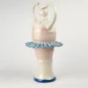 Vaso in ceramica Ballerina Ivory