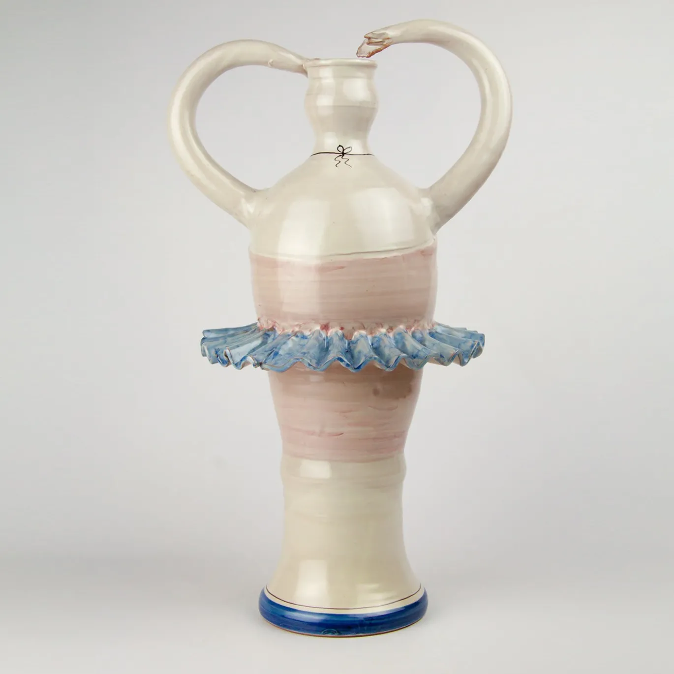 Vaso in ceramica Ballerina Ivory