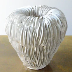 Vaso in Ceramica Bianca Carrube 5
