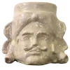 Vaso in ceramica bianca Opuntia Bianco