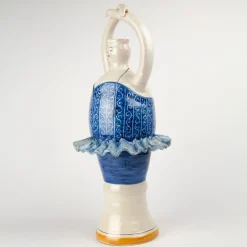 Vaso in ceramica blu Ballerina
