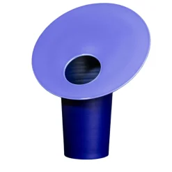 Vaso in Ceramica Blu Ipomea di Luca Binaglia