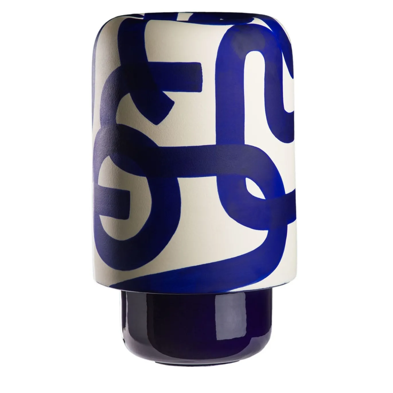 Vaso in Ceramica Blu Oceano di Jean-Christophe Clair