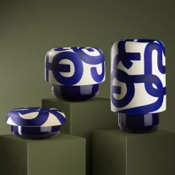 Vaso in Ceramica Blu Oceano Piccolo di Jean-Christophe Clair