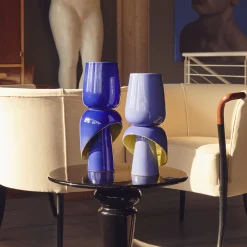 Vaso in Ceramica Blu Toulipa di Luca Binaglia