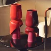 Vaso in Ceramica Bordeaux Toulipa di Luca Binaglia