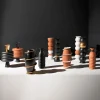 Vaso in Ceramica Continuous #2 di Ugo La Pietra