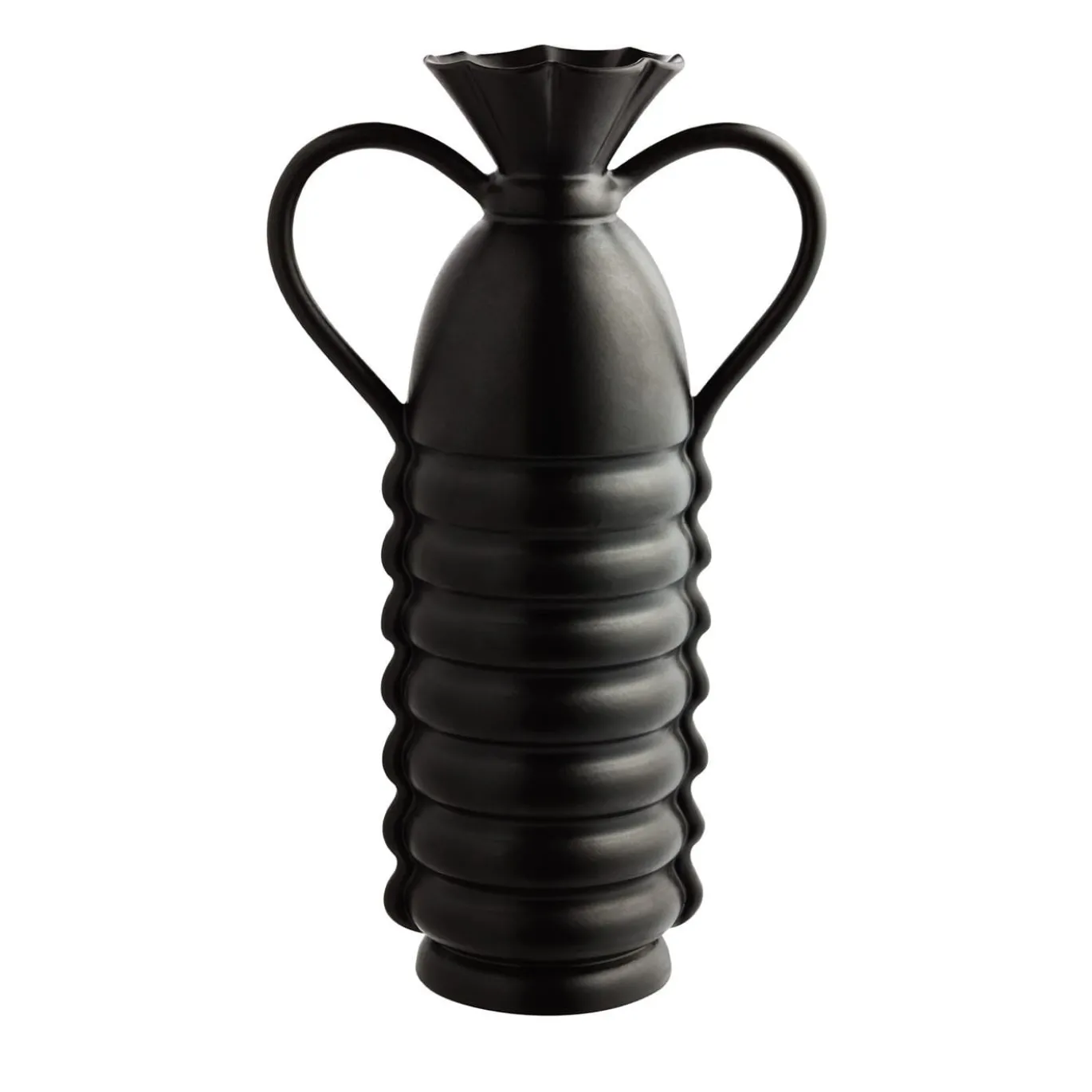 Vaso in Ceramica Continuous #1 di Ugo La Pietra