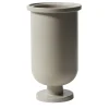 Vaso in ceramica grigio Base di Aldo Cibic