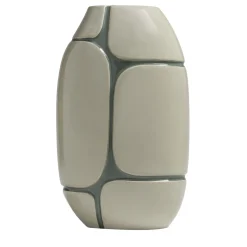 Vaso in ceramica lucida Lagune 1 color tortora e tundra