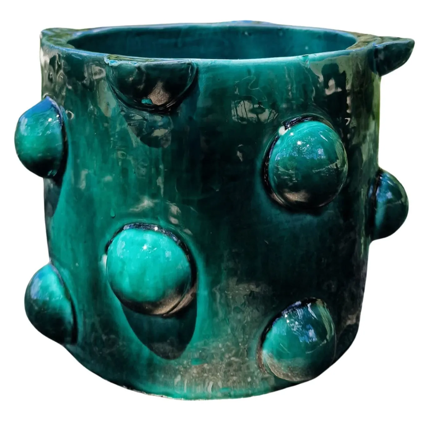 Vaso in ceramica Naia Light Blue