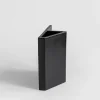 Vaso in ceramica nera Knight