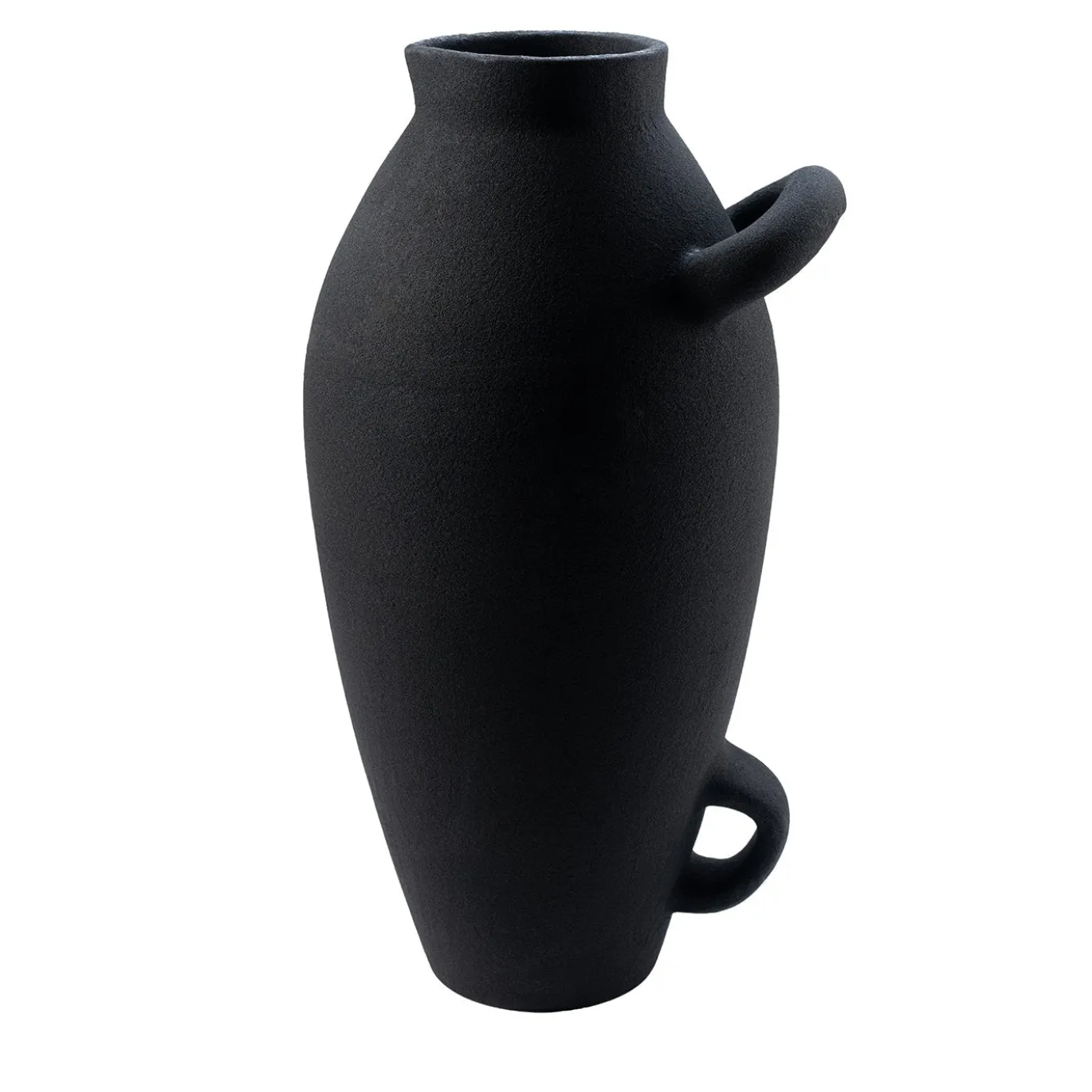 Vaso in Ceramica Nera Vessel di Rooms Studio