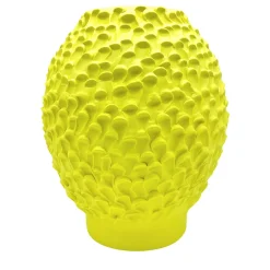 Vaso in Ceramica Olive Serie Onda Giallo Macaron