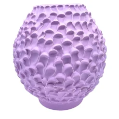 Vaso in Ceramica Olive Serie Onda Lilla Campanula