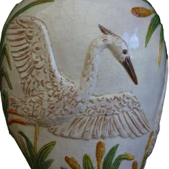 Vaso in ceramica policroma Aironi
