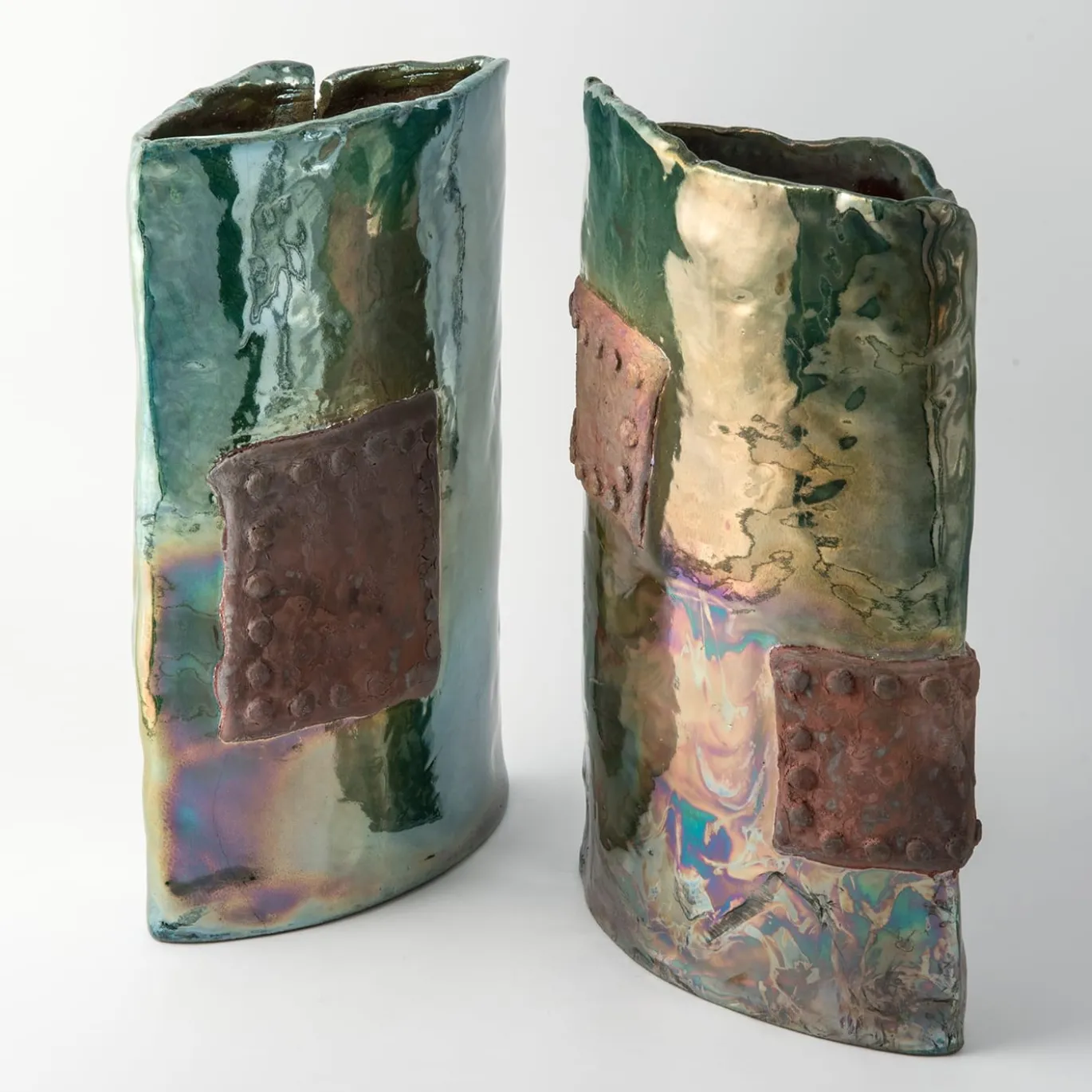 Vaso in Ceramica Policroma Antica Leggenda di Nino Basso #1