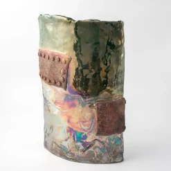 Vaso in Ceramica Policroma Antica Leggenda di Nino Basso #2