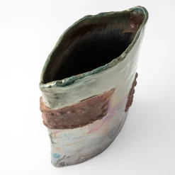 Vaso in Ceramica Policroma Antica Leggenda di Nino Basso #2