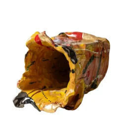 Vaso in ceramica policroma Fiore di Maggio