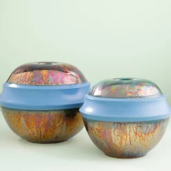 Vaso in Ceramica Policromatico Riflesso Cielo