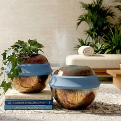 Vaso in Ceramica Policromatico Riflesso Cielo