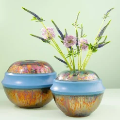 Vaso in Ceramica Policromatico Riflesso Cielo