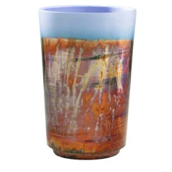 Vaso in Ceramica Policromatico Riflesso Alba #1