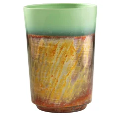 Vaso in Ceramica Policromatico Riflesso Tramonto