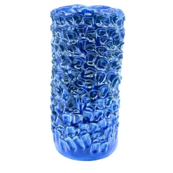 Vaso in Ceramica Tubino Serie Onda Lapislazzuli