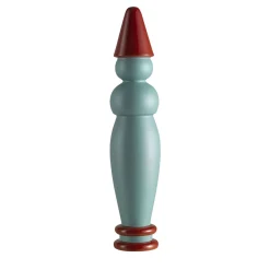 Vaso in Ceramica Turchese Clown di Jean-Christophe Clair