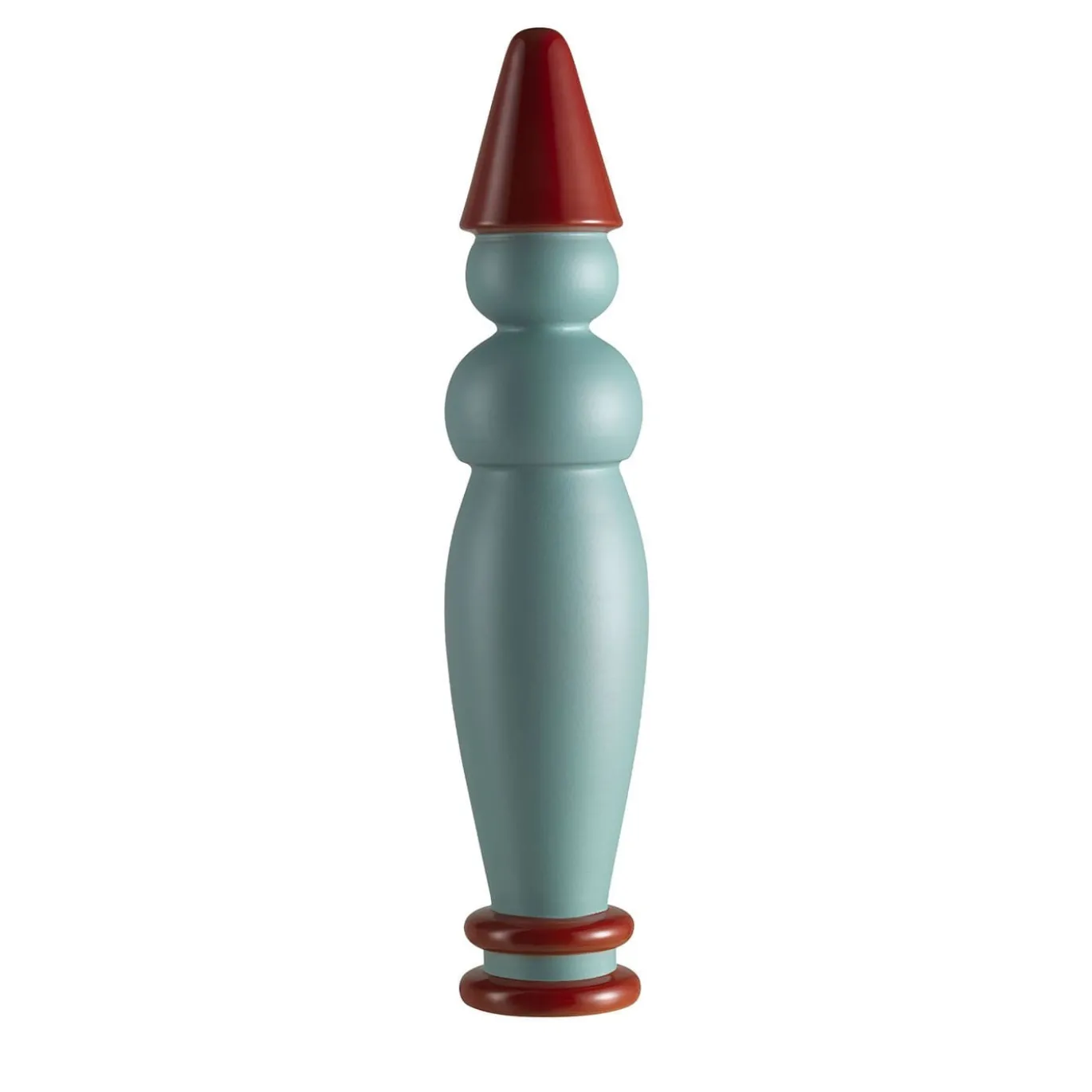 Vaso in Ceramica Turchese Clown di Jean-Christophe Clair