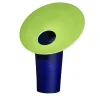 Vaso in Ceramica Verde e Blu Ipomea di Luca Binaglia
