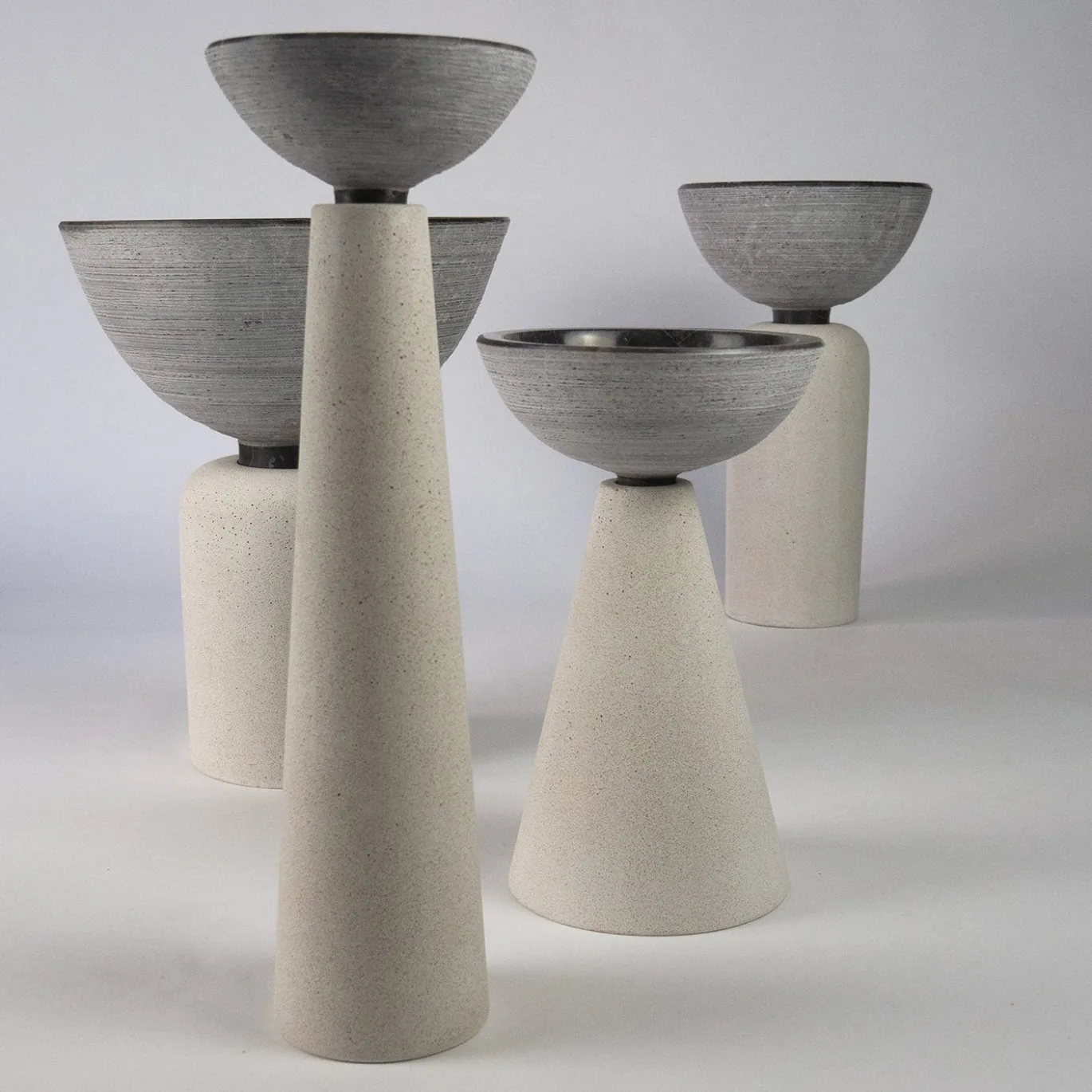 Vaso Incontri Fondativi 3A in Marmo e Cemento