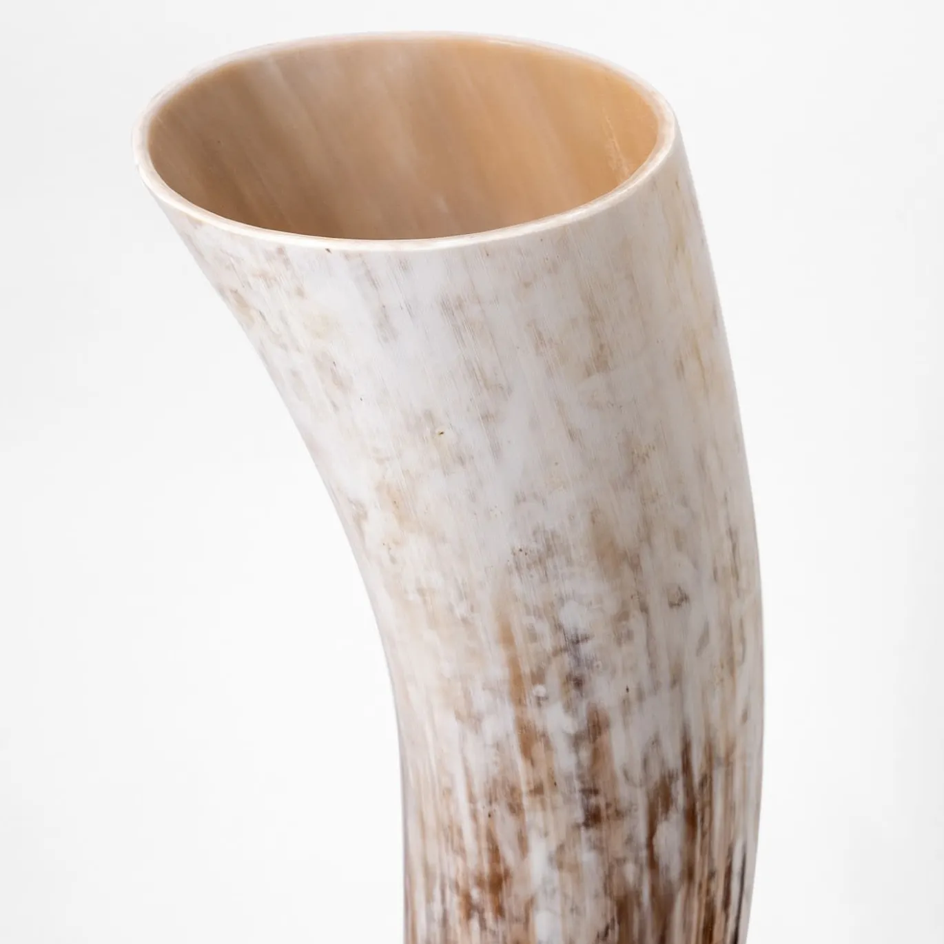 Vaso in corno naturale