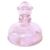 Vaso in cristallo rosa soffiato Teulada