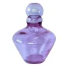 Vaso in cristallo soffiato a mano Vietri viola chiaro