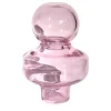 Vaso in cristallo soffiato a mano rosa Scalea con tappo rimovibile