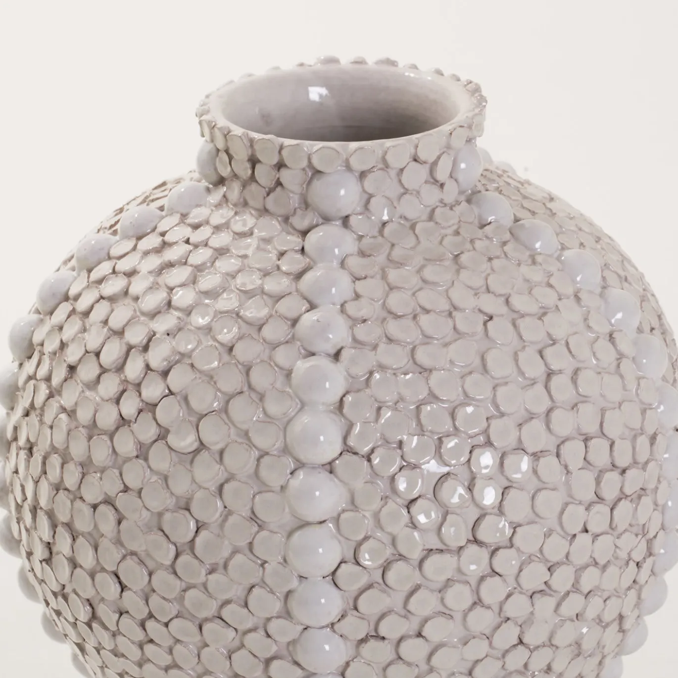 Vaso in maiolica Briglio