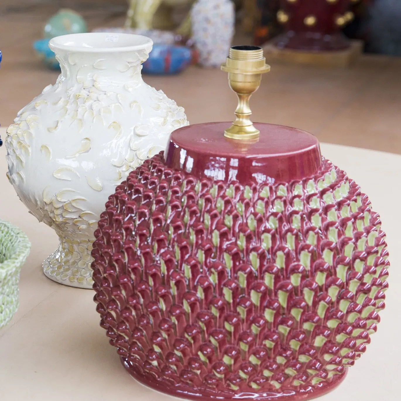 Vaso in maiolica Soriale