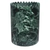 Vaso in marmo verde Alpi Triangoli
