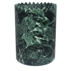 Vaso in marmo verde Alpi Triangoli