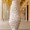 Vaso in oro monolitico