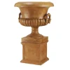 Vaso in Stile Medici Extra Large in Terracotta con Base