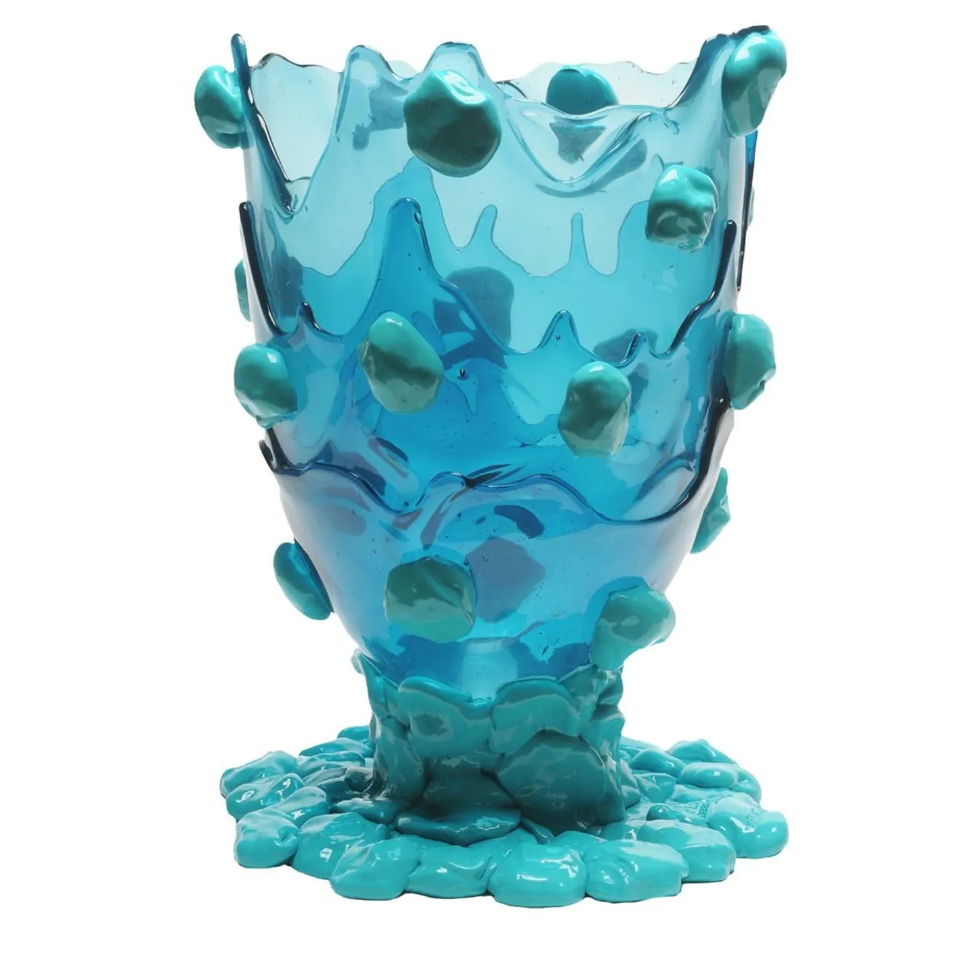Vaso in Tessuto Azzurro Nugget di Gaetano Pesce