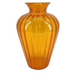 Vaso in Vetro di Murano Arancione #1