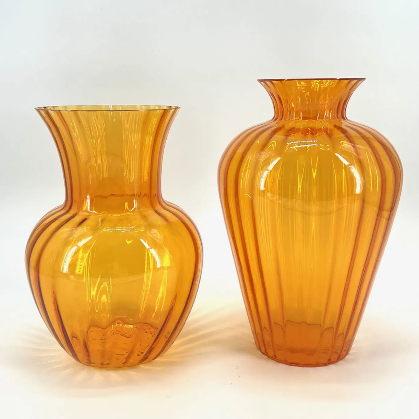 Vaso in Vetro di Murano Arancione #1