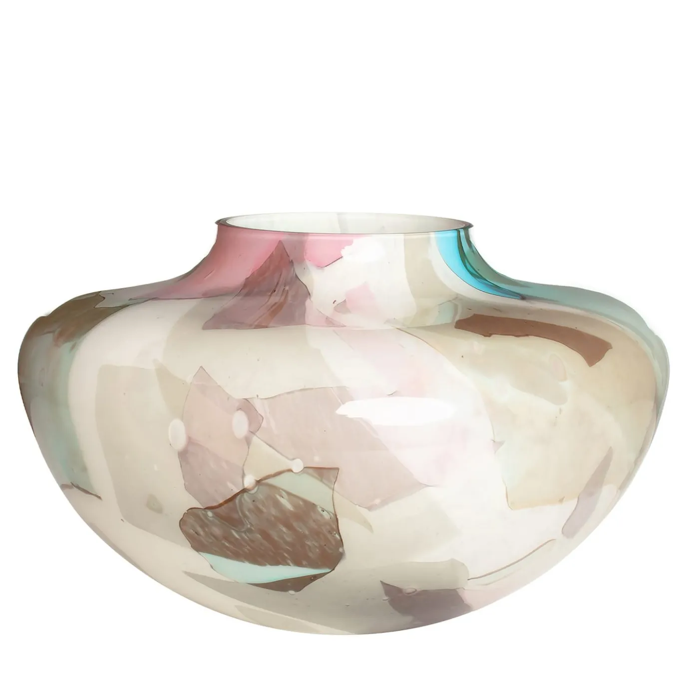 Vaso in Vetro di Murano Inverno Olla